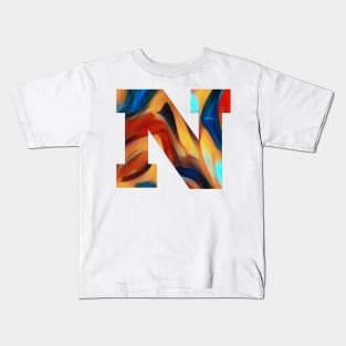 Capital letter N. Kids T-Shirt